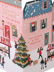 Hallmark White Snowy Street Scene Christmas Card for Friend - Image 3 of 4