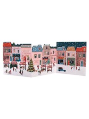 Hallmark White Snowy Street Scene Christmas Card for Friend - Image 4 of 4