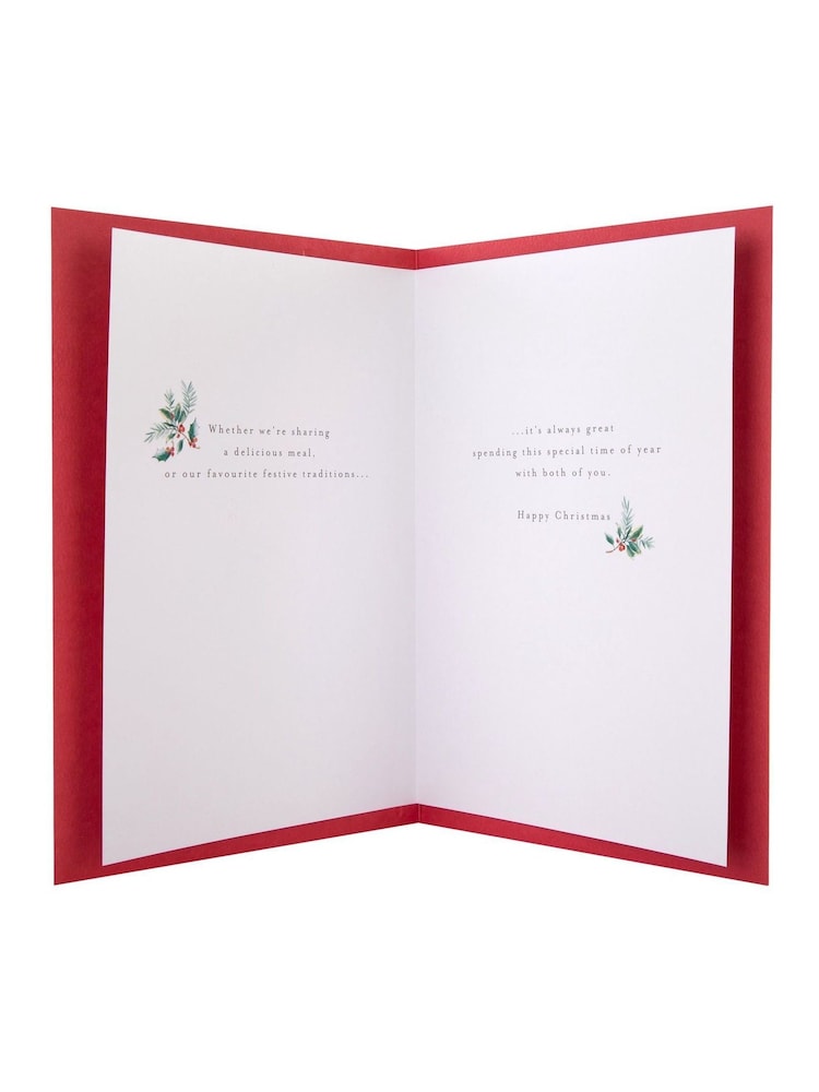 Hallmark White Christmas Tree Christmas Card for Mum & Dad - Image 4 of 4