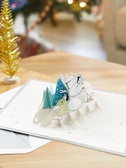 Hallmark White 3D Pop Up The Mandalorian Design Christmas Card - Image 1 of 4