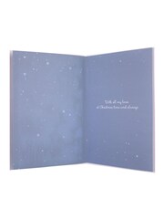 Hallmark Blue Night Time Scene Christmas Card for Husband - Image 4 of 4