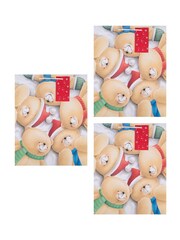 Hallmark 3 Pack Red Christmas Gift Bags in 1 Forever Friends Design - Image 3 of 4