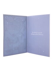 Hallmark Blue Night Time Scene Christmas Card for Mum - Image 4 of 4