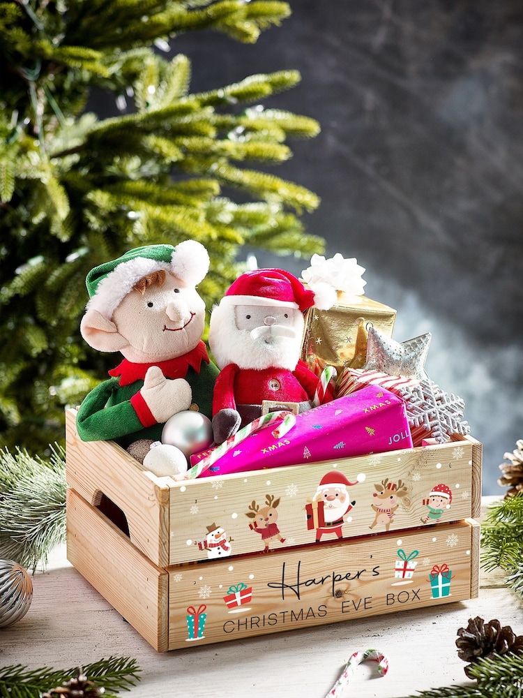 Personalised Christmas Eve Crate Box by Loveabode - Image 2 of 4