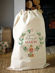 Personalised 100% Cotton Nutcracker Christmas Sack by Loveabode - Image 2 of 4