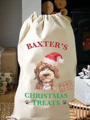 Personalised Dog Bread Christmas Sacks by Loveabode - Image 2 of 4