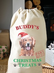 Personalised Dog Bread Christmas Sacks by Loveabode - Image 3 of 4