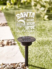 Personalised Solar Christmas Garden Light by Loveabode - Image 2 of 4