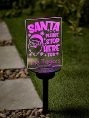 Personalised Solar Christmas Garden Light by Loveabode - Image 4 of 4
