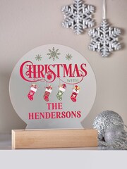 Personalised Xmas Stocking Night Light by Loveabode - Image 2 of 4
