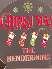 Personalised Xmas Stocking Night Light by Loveabode - Image 3 of 4