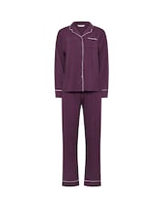 M&Co Red Long Sleeve Pyjamas Set - Image 5 of 5