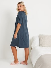 Yours Curve Blue Disney Love Yourself Eeyore Sleep T-Shirt Nightdress - Image 2 of 5