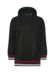 Yours Curve Black Structured Hoodie - Image 5 of 5