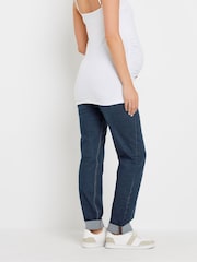 Long Tall Sally Blue Maternity Cigarette Jeans - Image 2 of 6