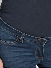 Long Tall Sally Blue Maternity Cigarette Jeans - Image 6 of 6