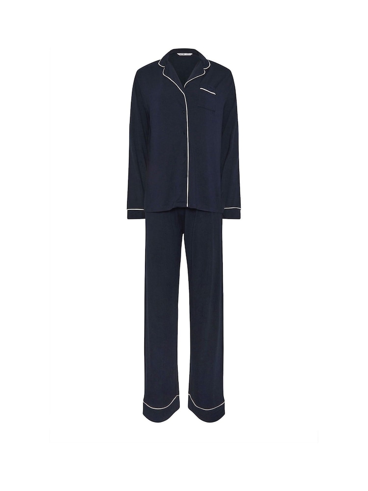 Long Tall Sally Blue Long Sleeve Pyjamas Set - Image 5 of 5