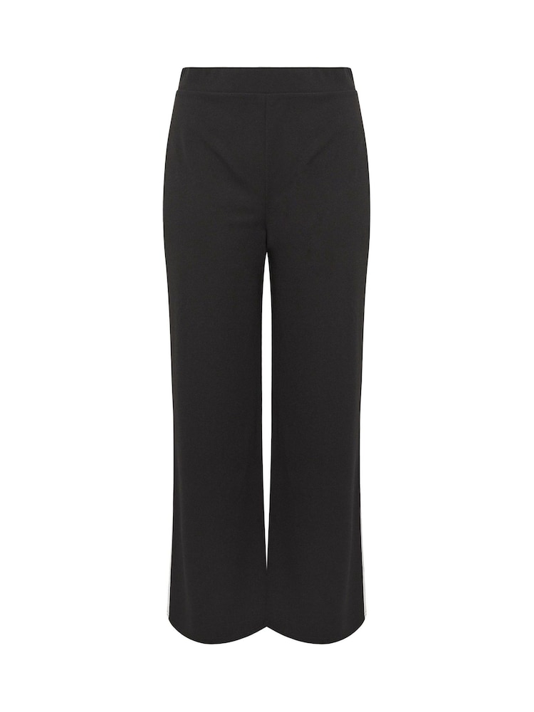 Yours Curve Black Limited Tape Straight Leg Trousers - Image 5 of 5