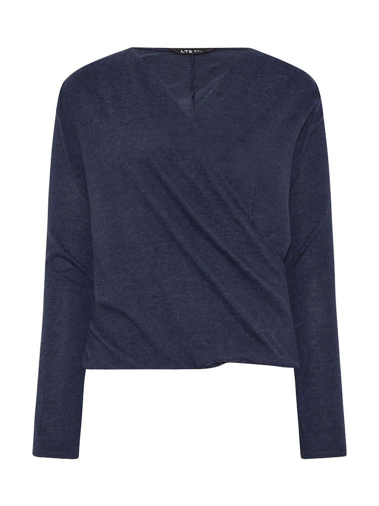 Blusa cruzada de tacto suave con estampado de Long Tall Sally - Imagen 5 de 5 Blusa cruzada de tacto suave con estampado de Long Tall Sally - Imagen 5 de 5