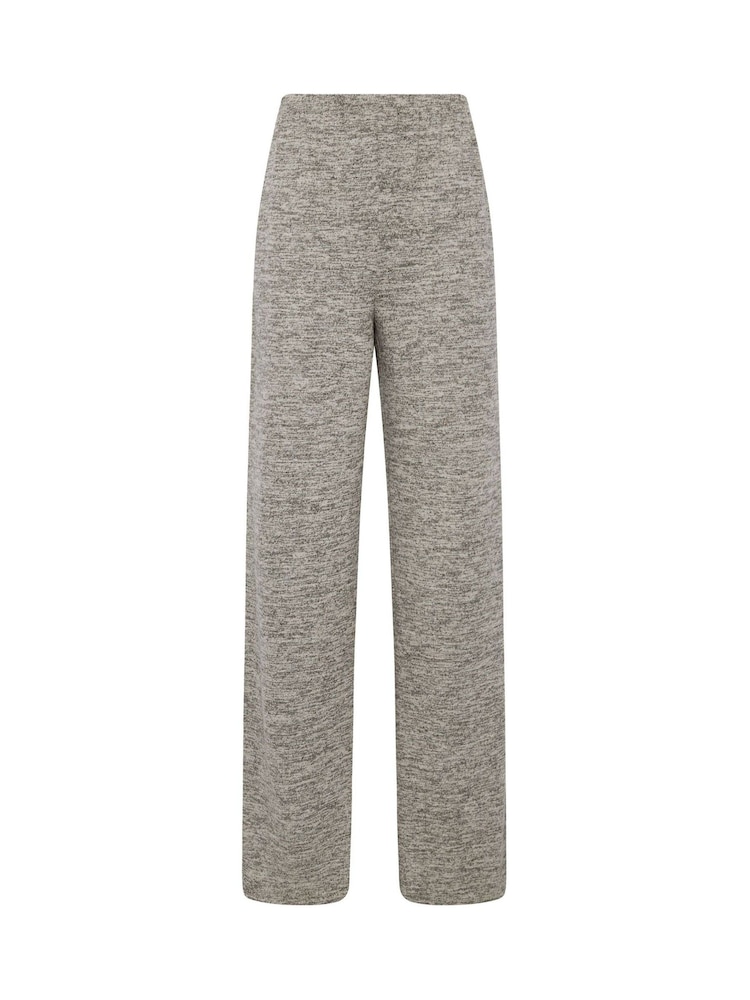 Long Tall Sally Grey Soft Touch Wide Leg Trousers - Image 4 of 4