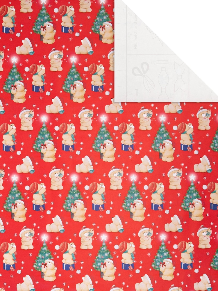Hallmark Red Christmas Wrapping Paper 3 Rolls x 4M in 1 Design - Image 4 of 4 Hallmark Red Christmas Wrapping Paper 3 Rolls x 4M in 1 Design - Image 4 of 4