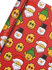 Hallmark Red Christmas LEGO Wrapping Paper 3 Rolls x 4M - Image 3 of 4