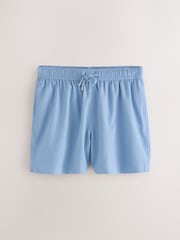 Light Blue/Sage Green Seersucker Swim Shorts - Image 9 of 12