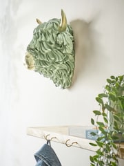 Sage Green Hamish The Highland Cow Wall Plaque - Image 2 of 5