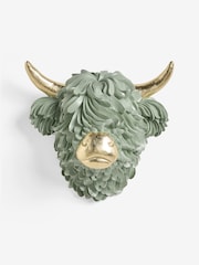 Sage Green Hamish The Highland Cow Wall Plaque - Image 4 of 5