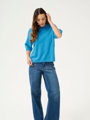 Kaffe Loose Fit KAsylvie Half Sleeves Pullover Jumper - Image 2 of 5