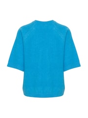 Kaffe Loose Fit KAsylvie Half Sleeves Pullover Jumper - Image 5 of 5