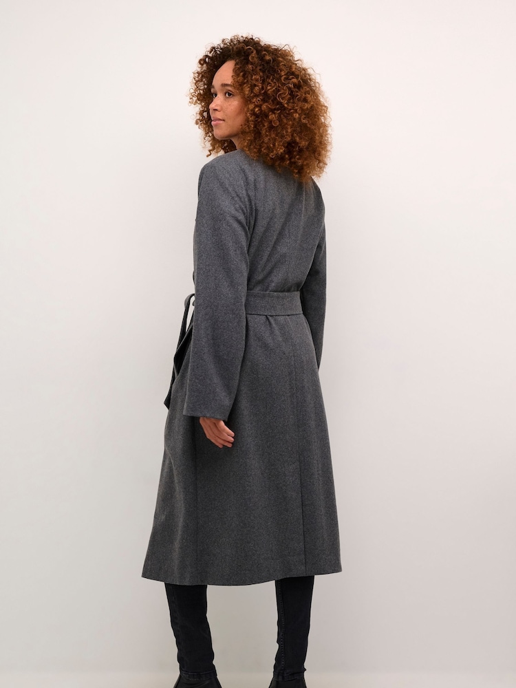 Kaffe Casual Fit Fanny Double Breasted Coat - Image 2 of 5