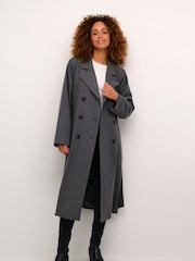 Kaffe Casual Fit Fanny Double Breasted Coat - Image 3 of 5