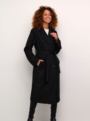 Kaffe Casual Fit Fanny Double Breasted Coat - Image 1 of 5