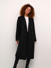 Kaffe Casual Fit Fanny Double Breasted Coat - Image 2 of 5