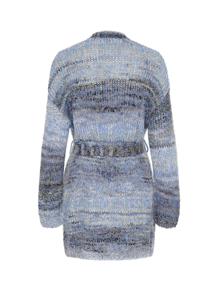 Cream Crlila Waist Belt Pocket Open Black Cardigan - Image 6 of 6