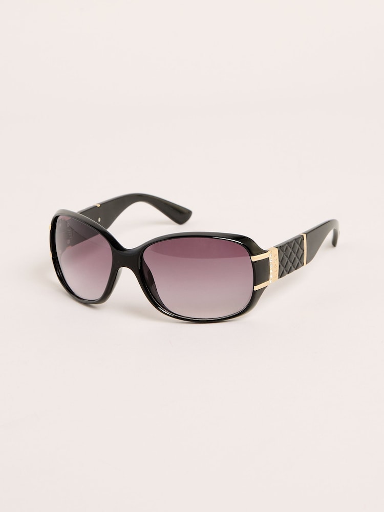 Lipsy Black Wrap Around Sunglasses - Image 5 of 5