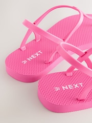 Pink Beach Plaited Toe Thong Sandals - Image 6 of 7