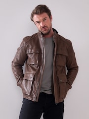 Lakeland Leather Brown Strickton Jacket - Image 1 of 7