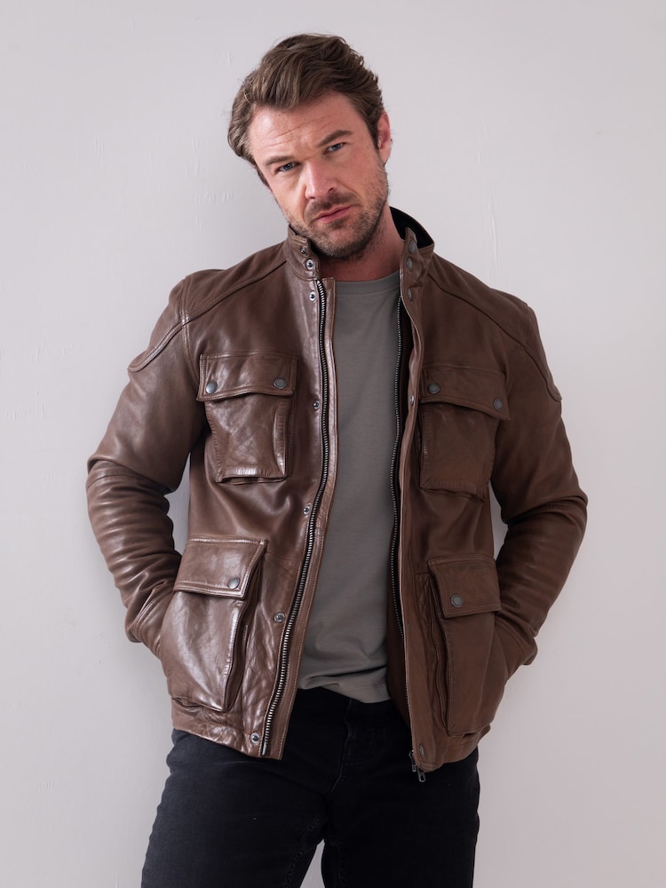 Lakeland Leather Brown Strickton Jacket - Image 1 of 7