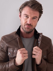 Lakeland Leather Brown Strickton Jacket - Image 3 of 7