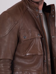 Lakeland Leather Brown Strickton Jacket - Image 5 of 7
