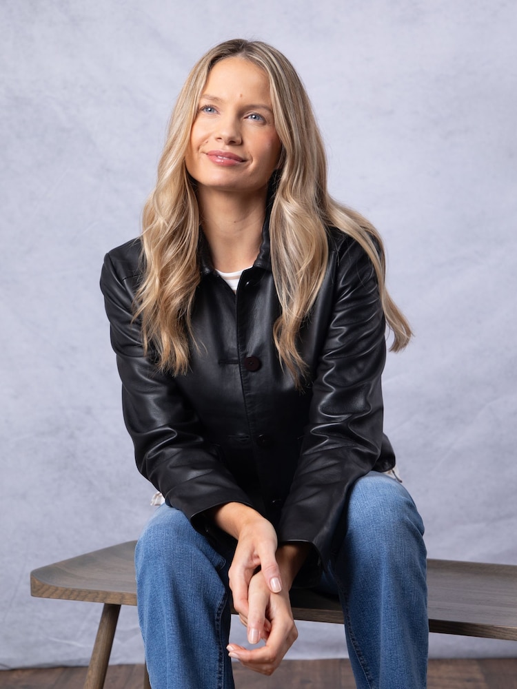 Lakeland Leather Black Kendal Collared Jacket - Image 2 of 8