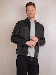 Lakeland Leather Black Tan Stonecroft Jacket - Image 3 of 9