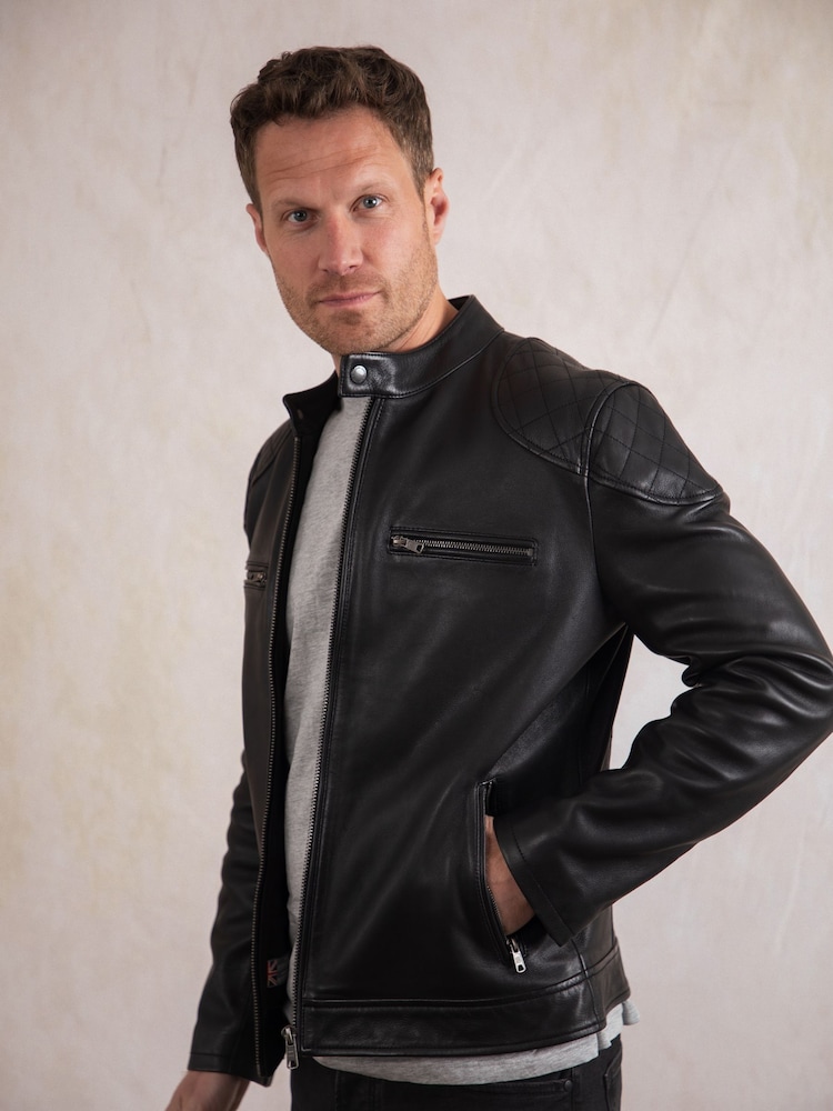 Lakeland Leather Black Tan Stonecroft Jacket - Image 4 of 9