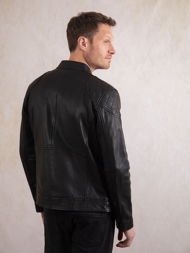 Lakeland Leather Black Tan Stonecroft Jacket - Image 5 of 9