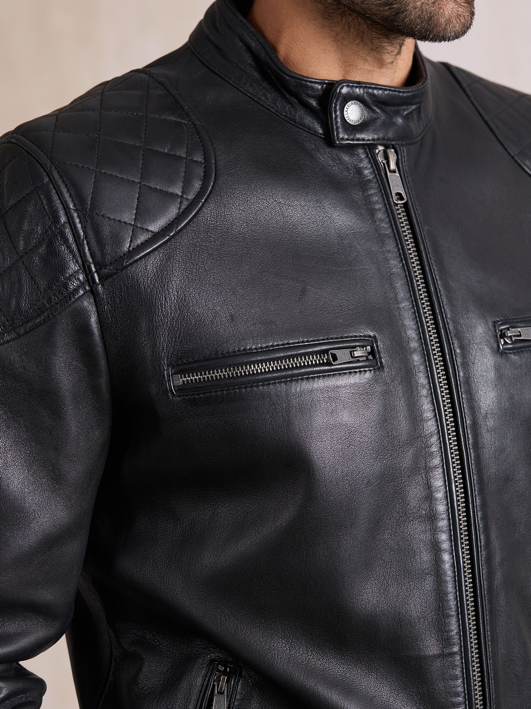 Buy Lakeland Leather Black Stonecroft Jacket from Next USA