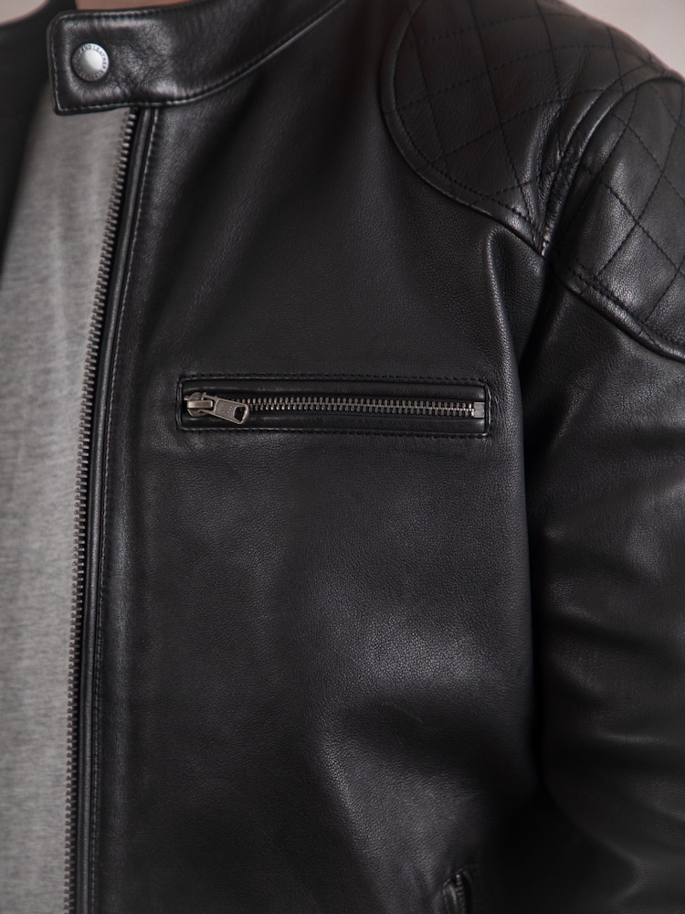 Lakeland Leather Black Tan Stonecroft Jacket - Image 6 of 9