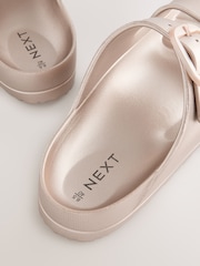 Soft Gold Beach Double Strap Flat Sliders - Image 10 of 10