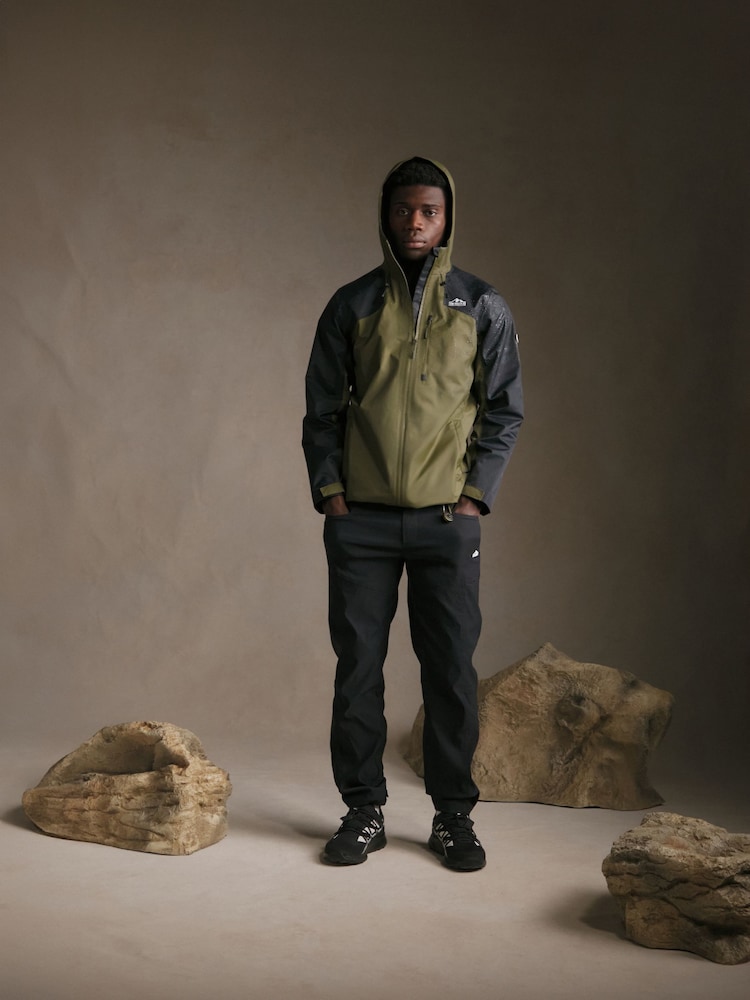 Snowdonia Green Waterproof Colour Block Jacket - Image 2 of 7
